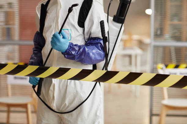 Professional Biohazard Cleanup technician working in Gainesville, GA